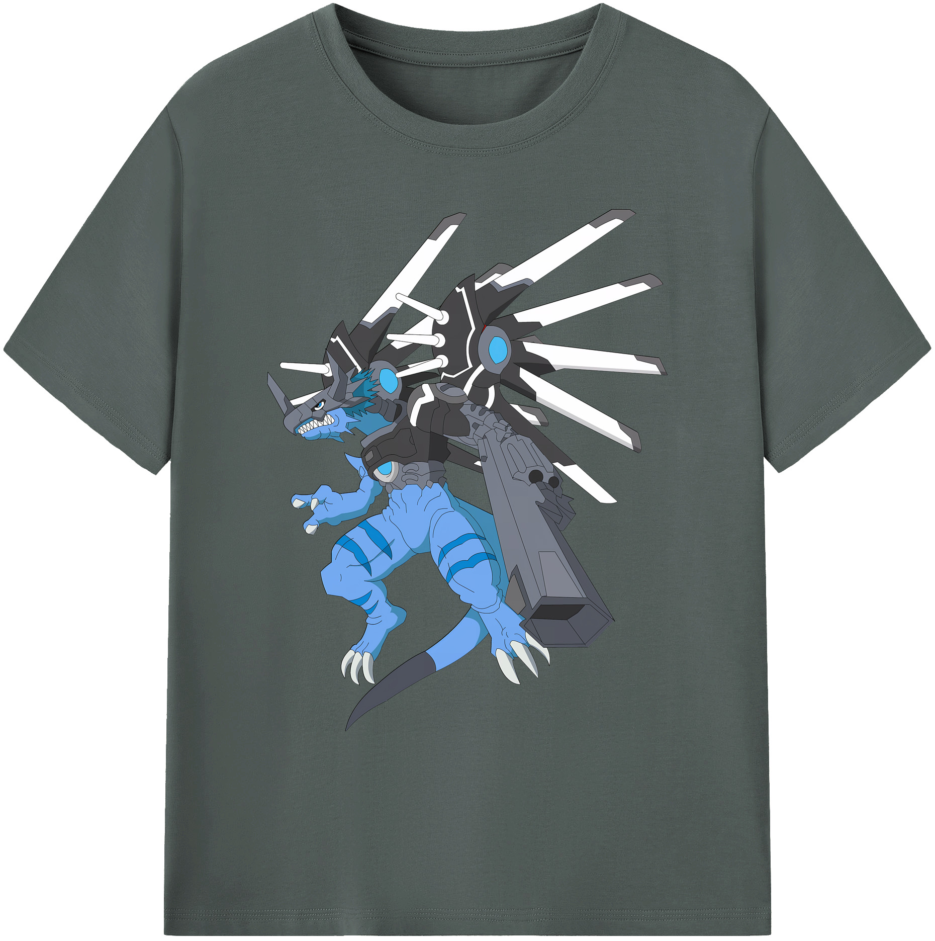 （画像用） Digimon デジタルモンスター/デジモン 綿100％ メンズ半袖Tシャツ｜肌触りやわらか＆通気性